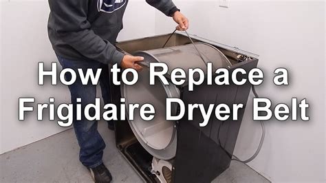 frigidaire stackable dryer belt replacement